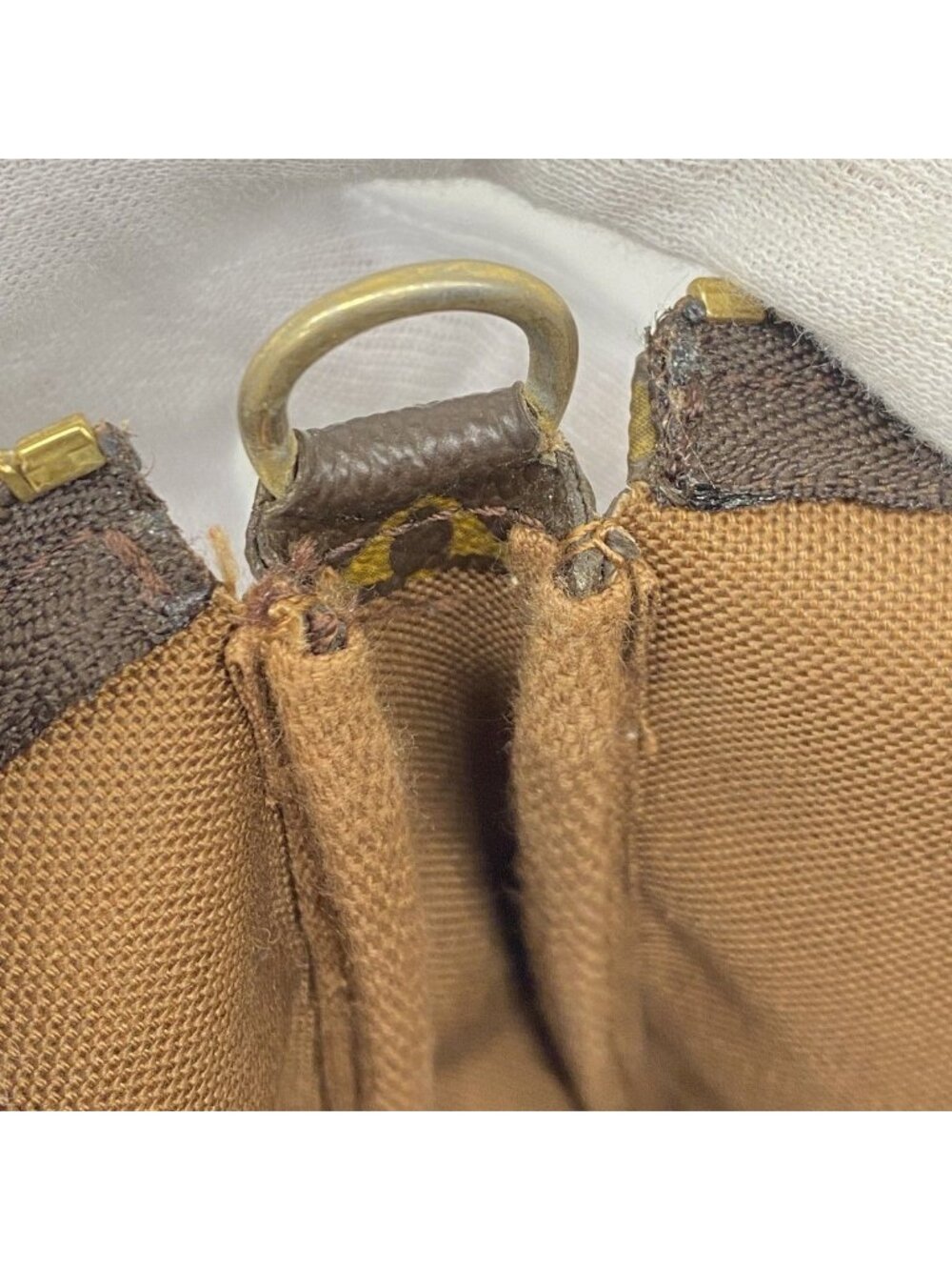 ★SOLD★ Louis Vuitton Pouch Monogram Pochette Brown - Picture 6 of 8